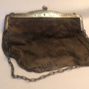 800 silver mesh purse